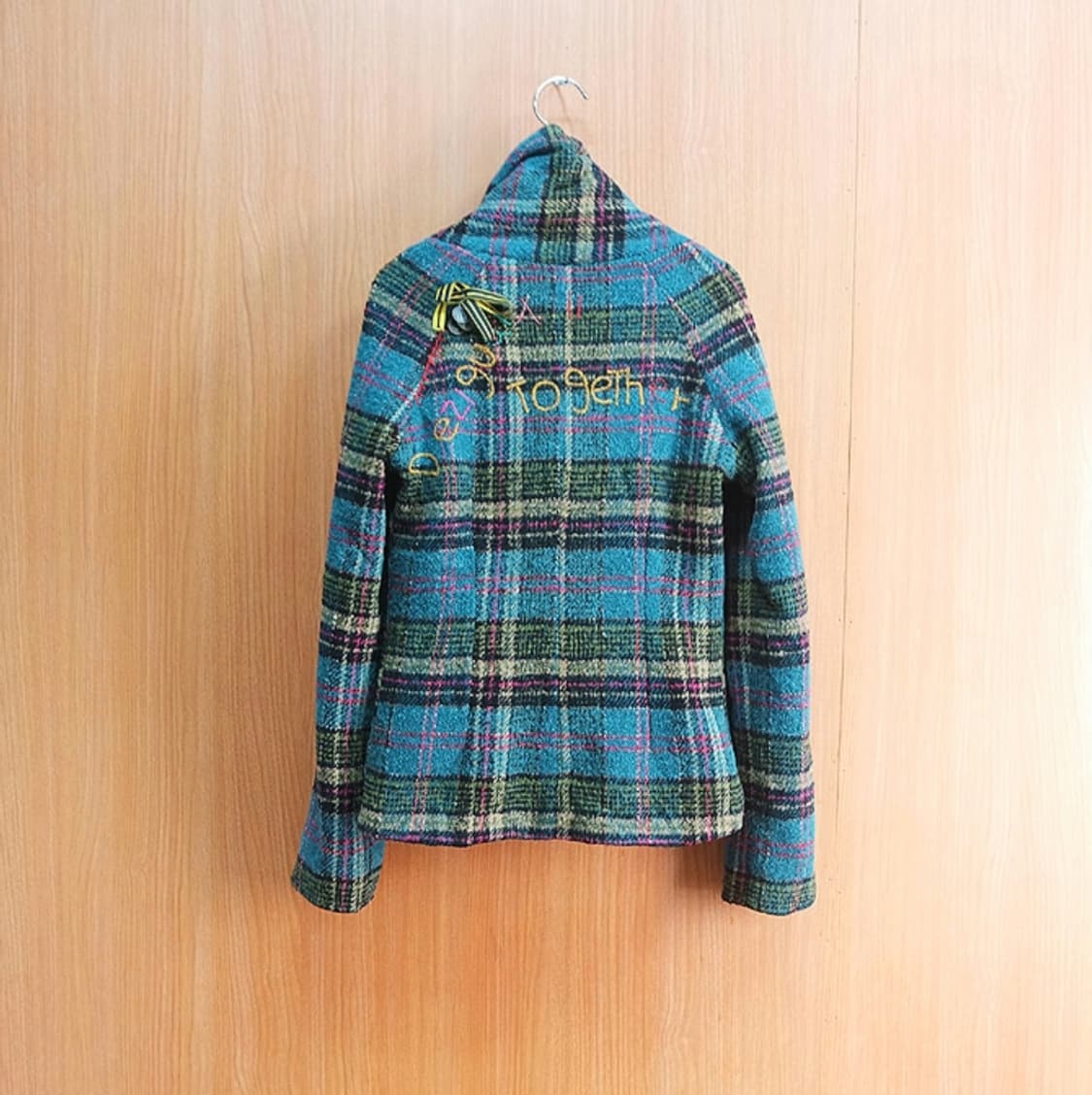 Desigual 데시구엘 체크 유니크 자켓 상품이미지6
