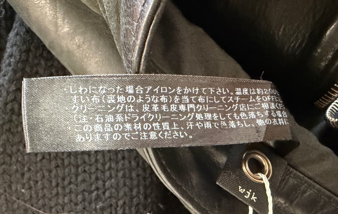 wjk 싱글 라이더 레더 자켓 상품이미지8