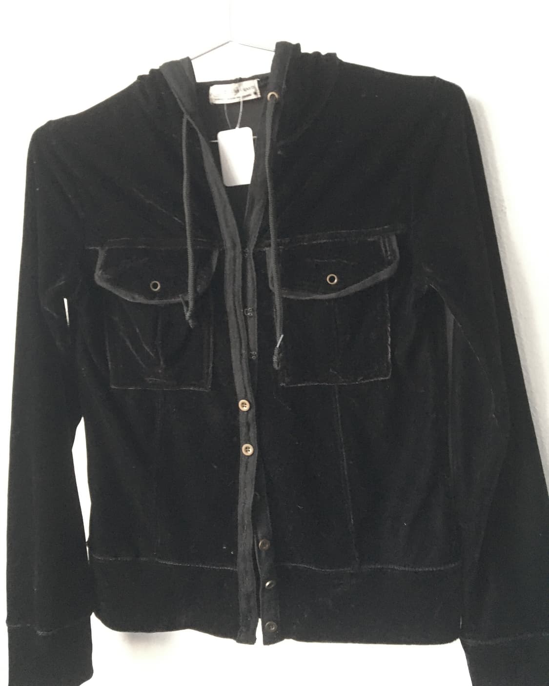 Velvet hood cardigan 상품이미지2