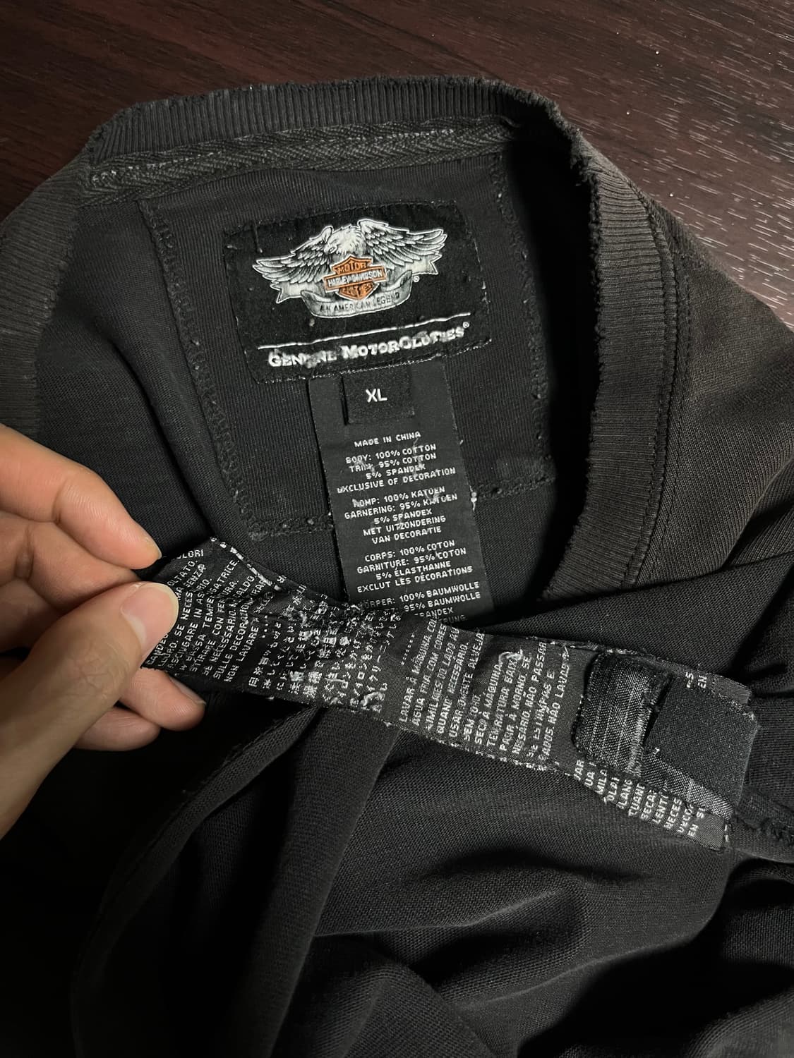 00’s 할리데이비슨 롱슬리브 xl 상품이미지4