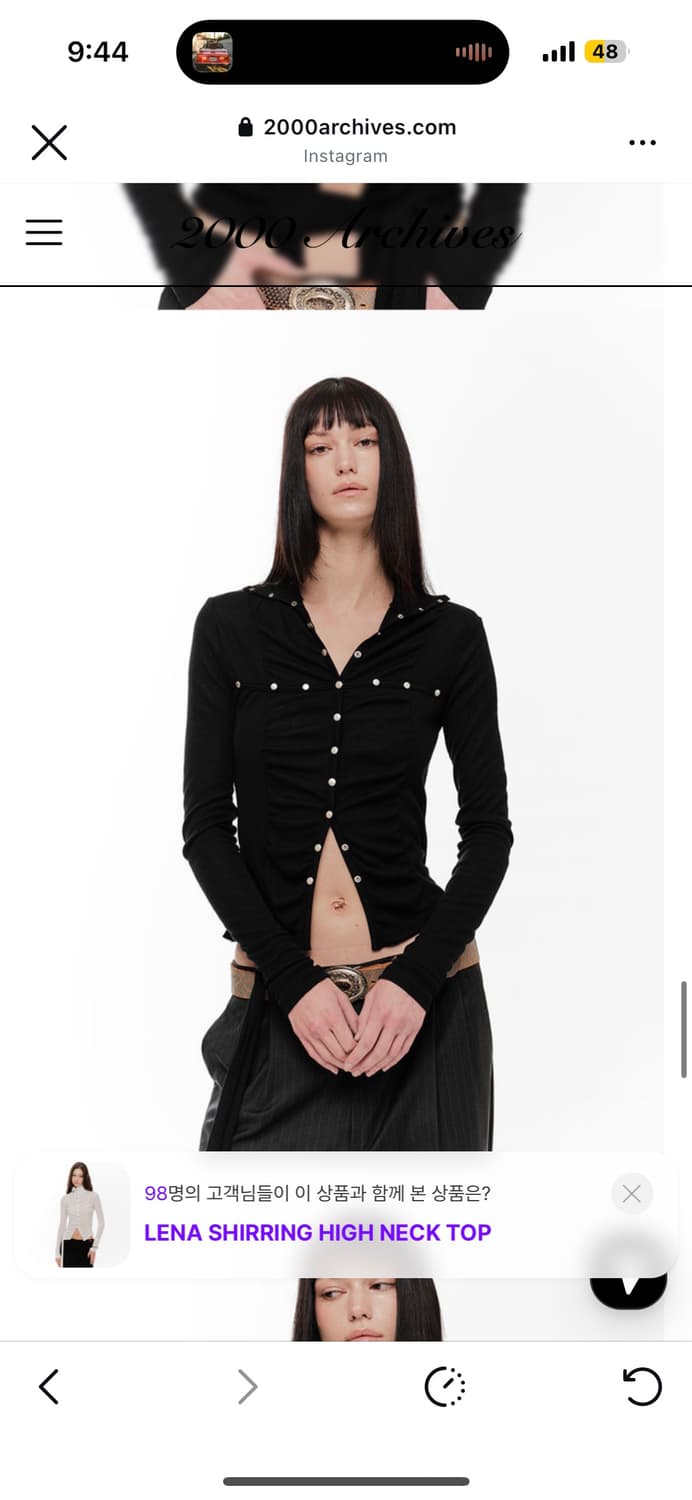 2000아카이브스 레나셔링 하이넥탑 상품이미지3