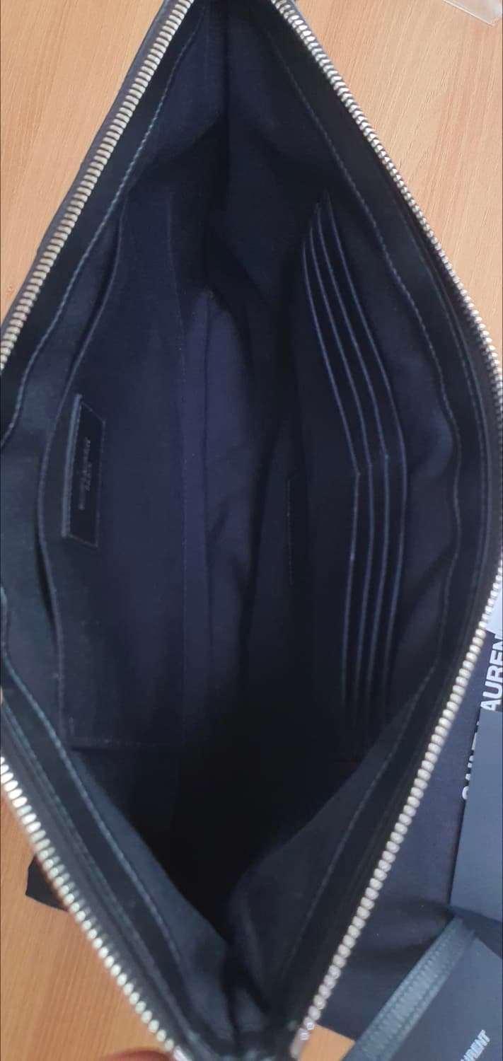 입생로랑 클러치/클러치백 라지 은장 새상품급 정품(영수증O) 상품이미지9