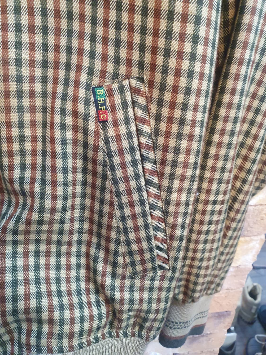 폴로클럽 체크 봄버 자켓 상품이미지7