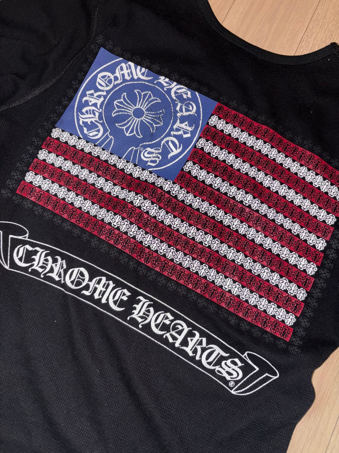 Chrome Hearts American Flag Waffle Tee 상품이미지2