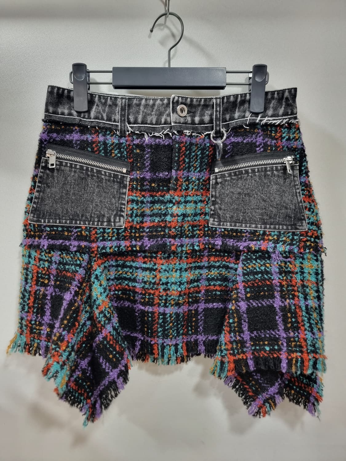 디젤 트위드 체크 스커트 (C759 상품이미지2