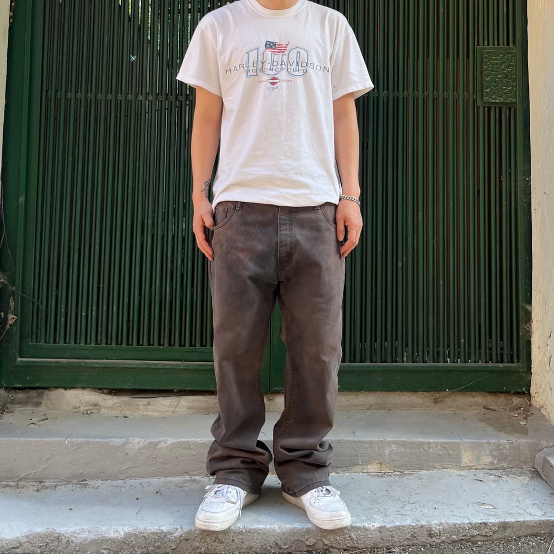 00s Levis517 브라운 데님 부츠컷 (36“) 상품이미지9