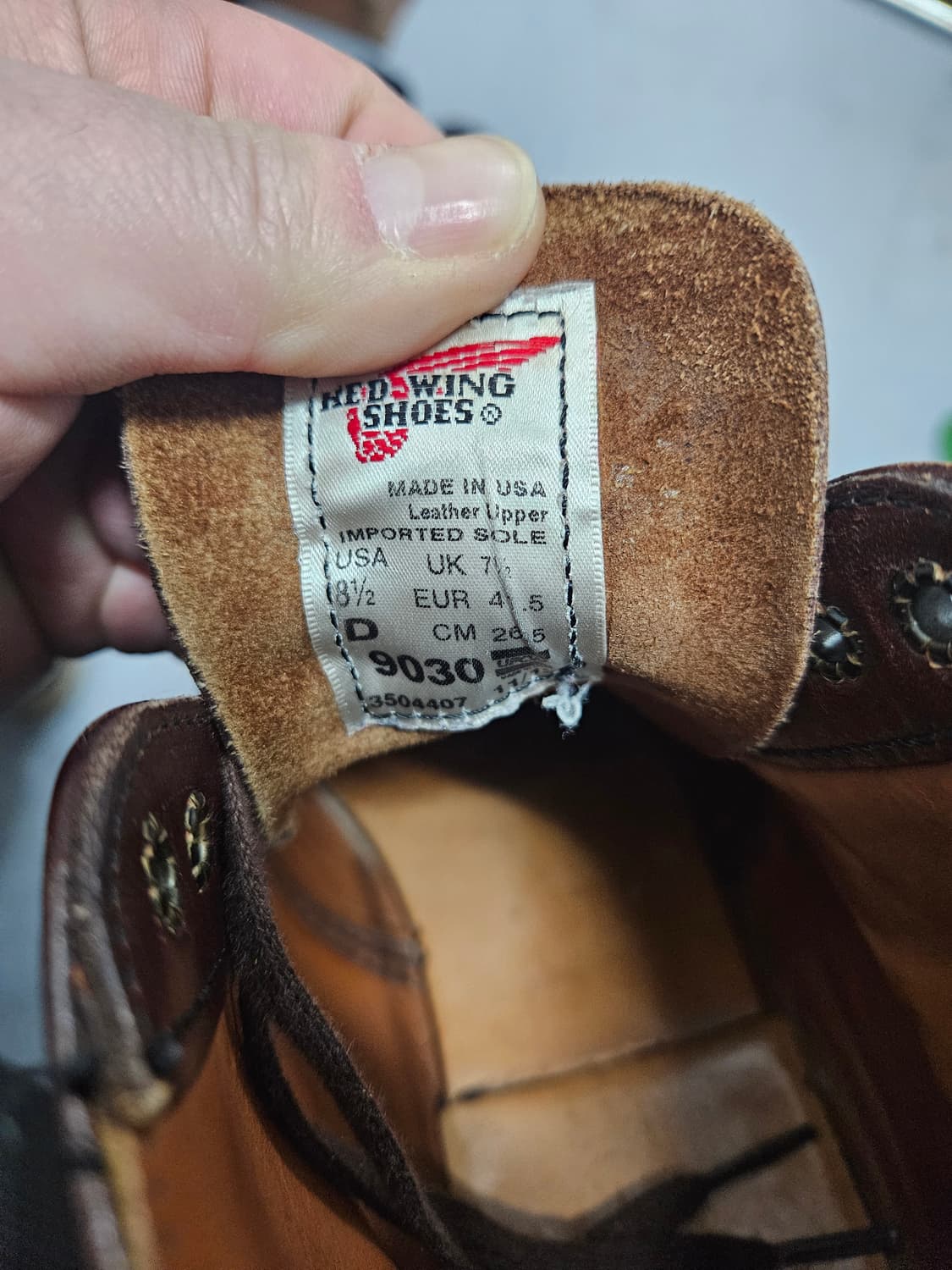 레드윙 벡맨 9030 브라운 상품이미지5