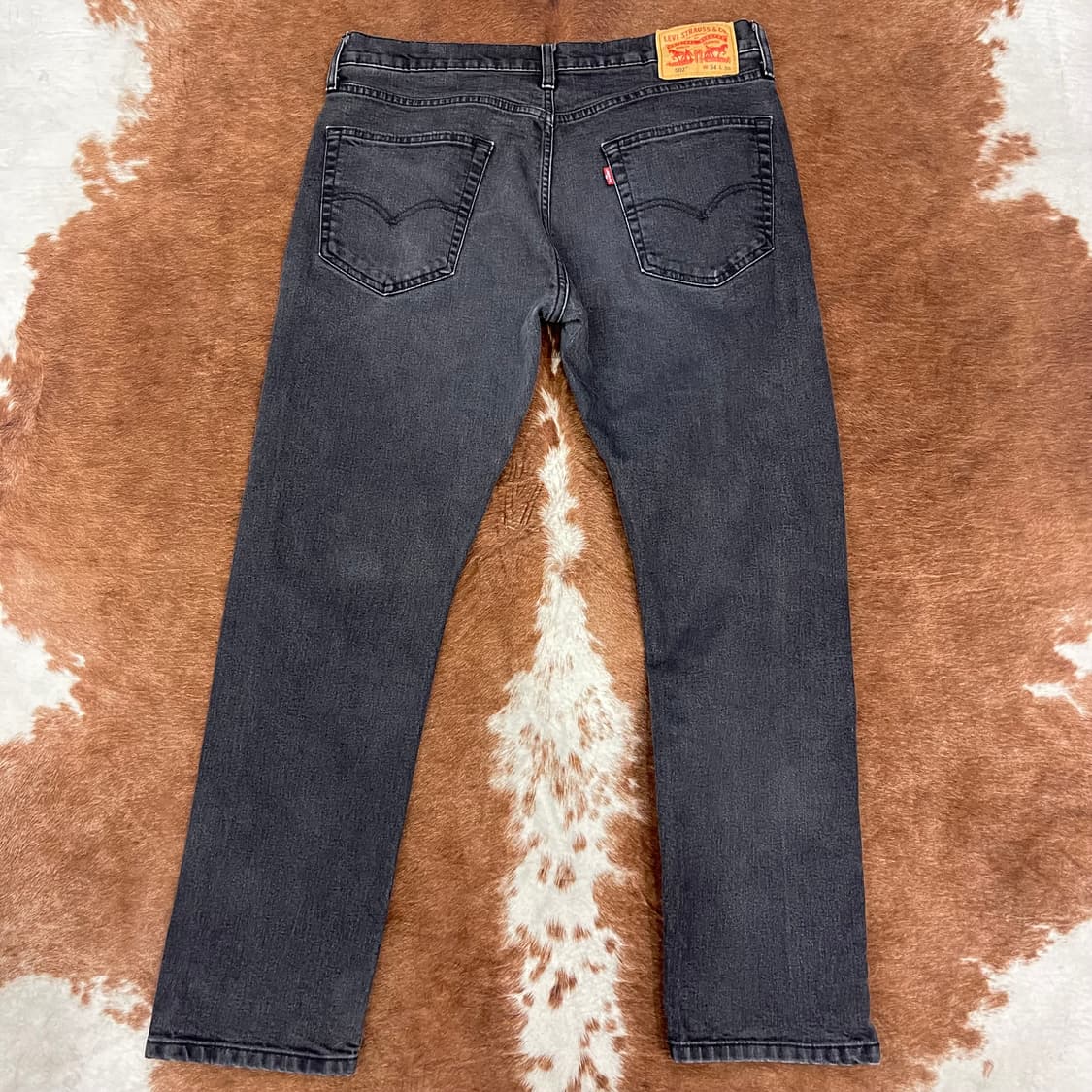 리바이스 502 블랙진 w34L30 상품이미지2