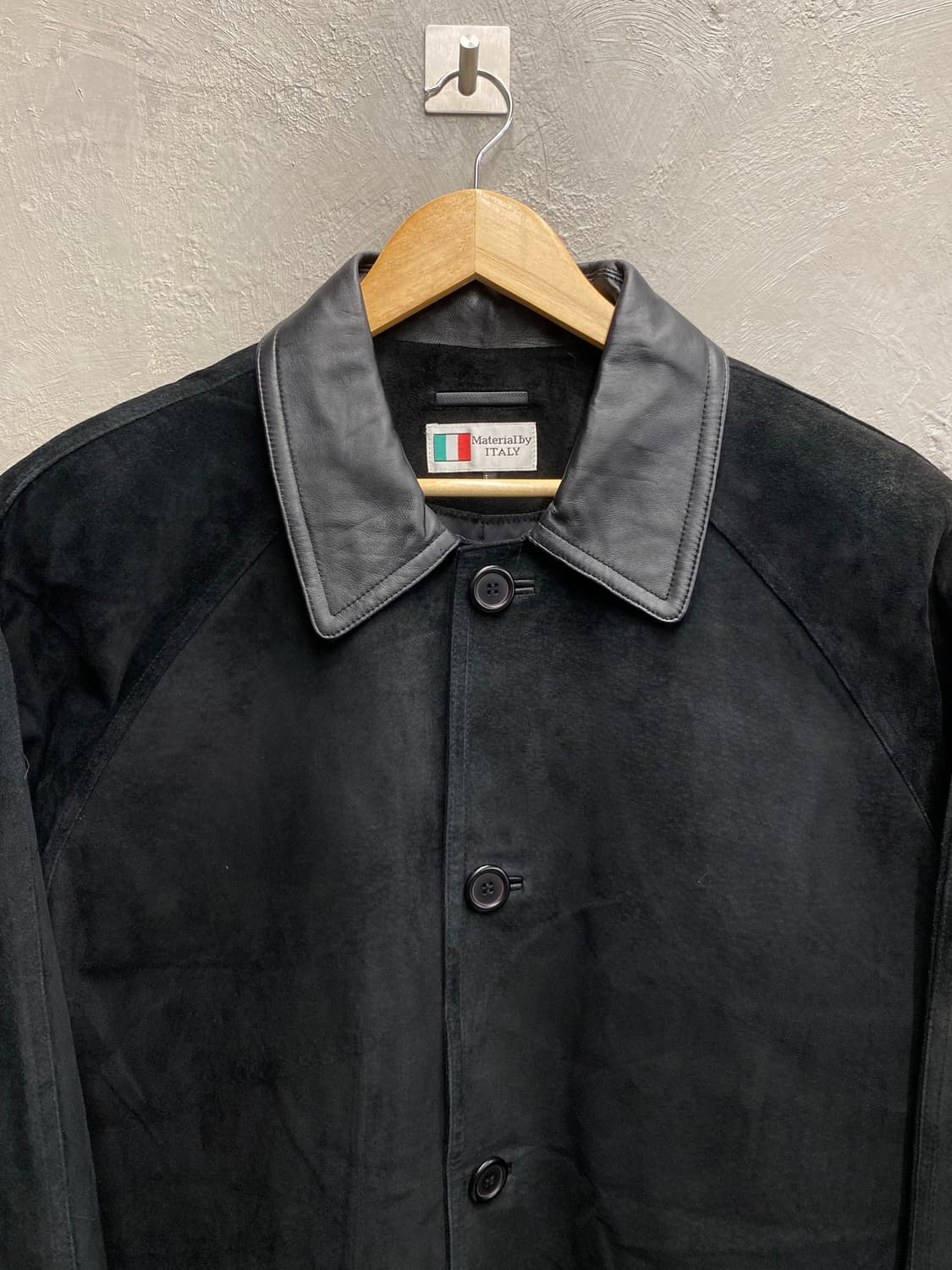 [L] 90s Vintage 빈티지 리얼 스웨이드 레더 코트 상품이미지3