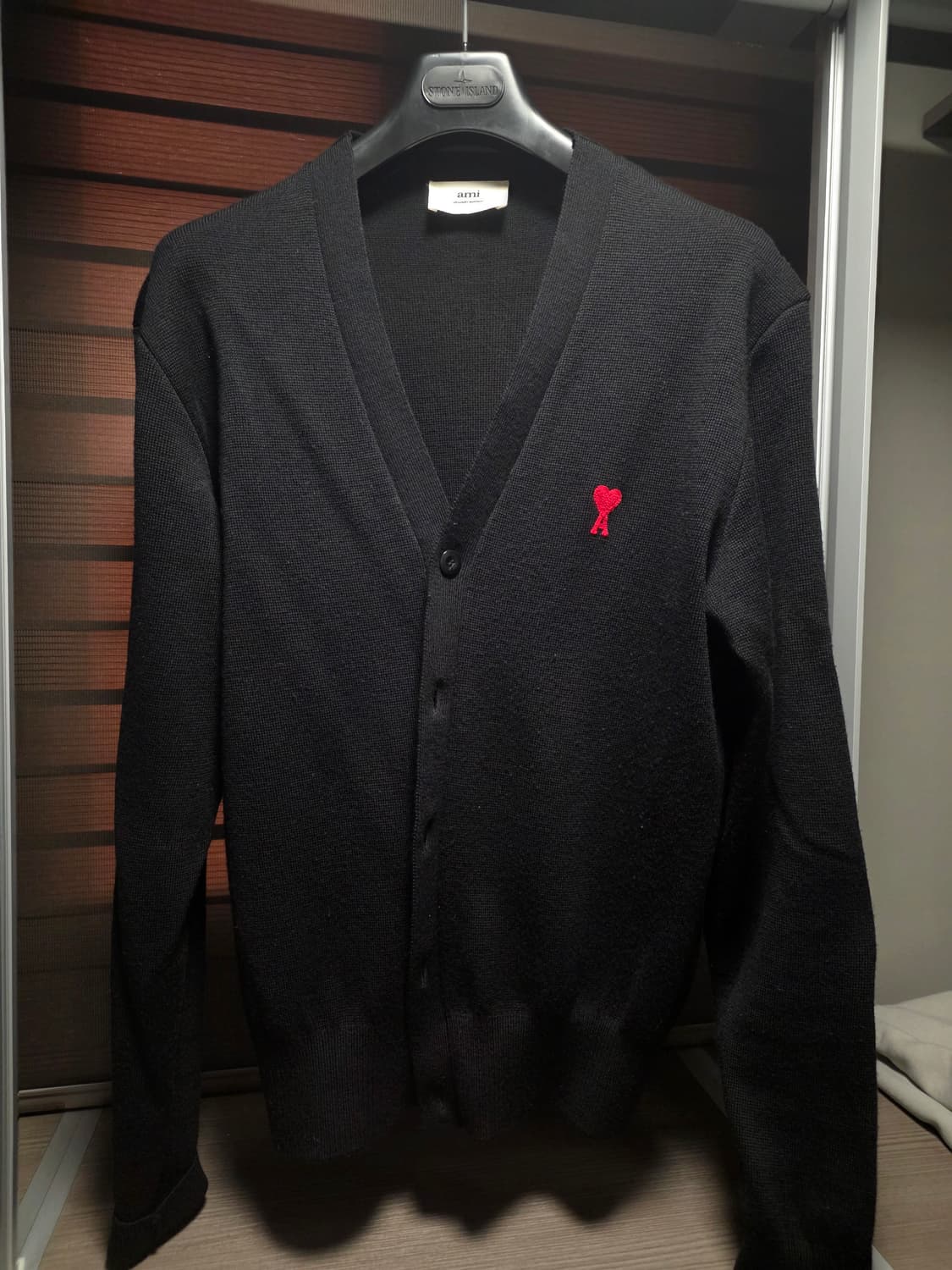 아미 스몰로고 가디건 L 상품이미지1