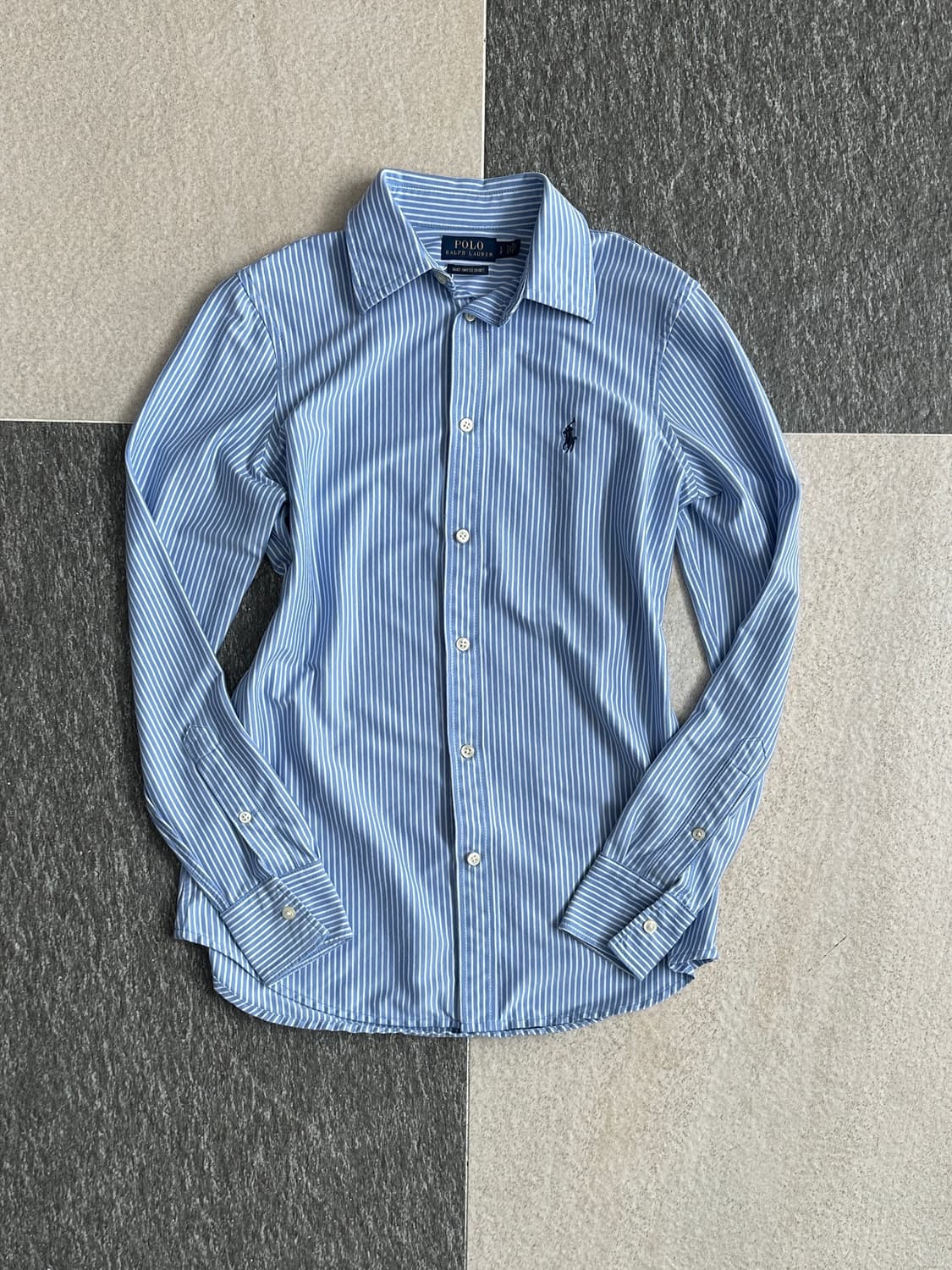 폴로 랄프로렌 스트라이프 니트 드레스 셔츠  상품이미지1