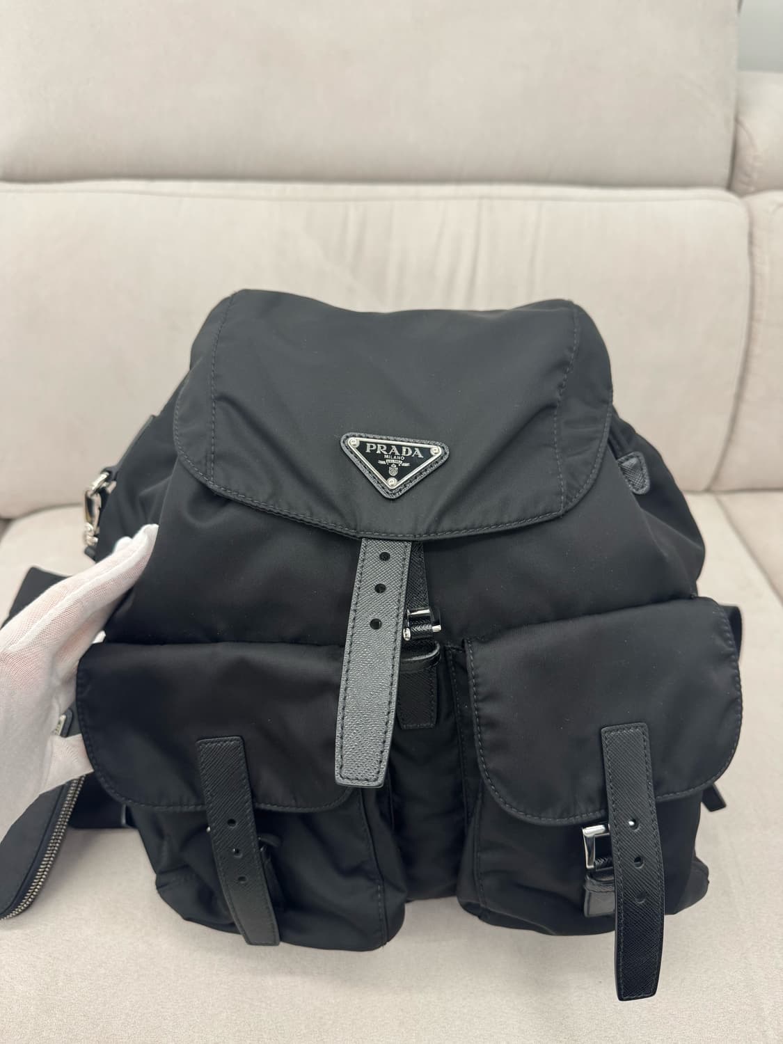 프라다 리나일론 백팩 라지 상품이미지1