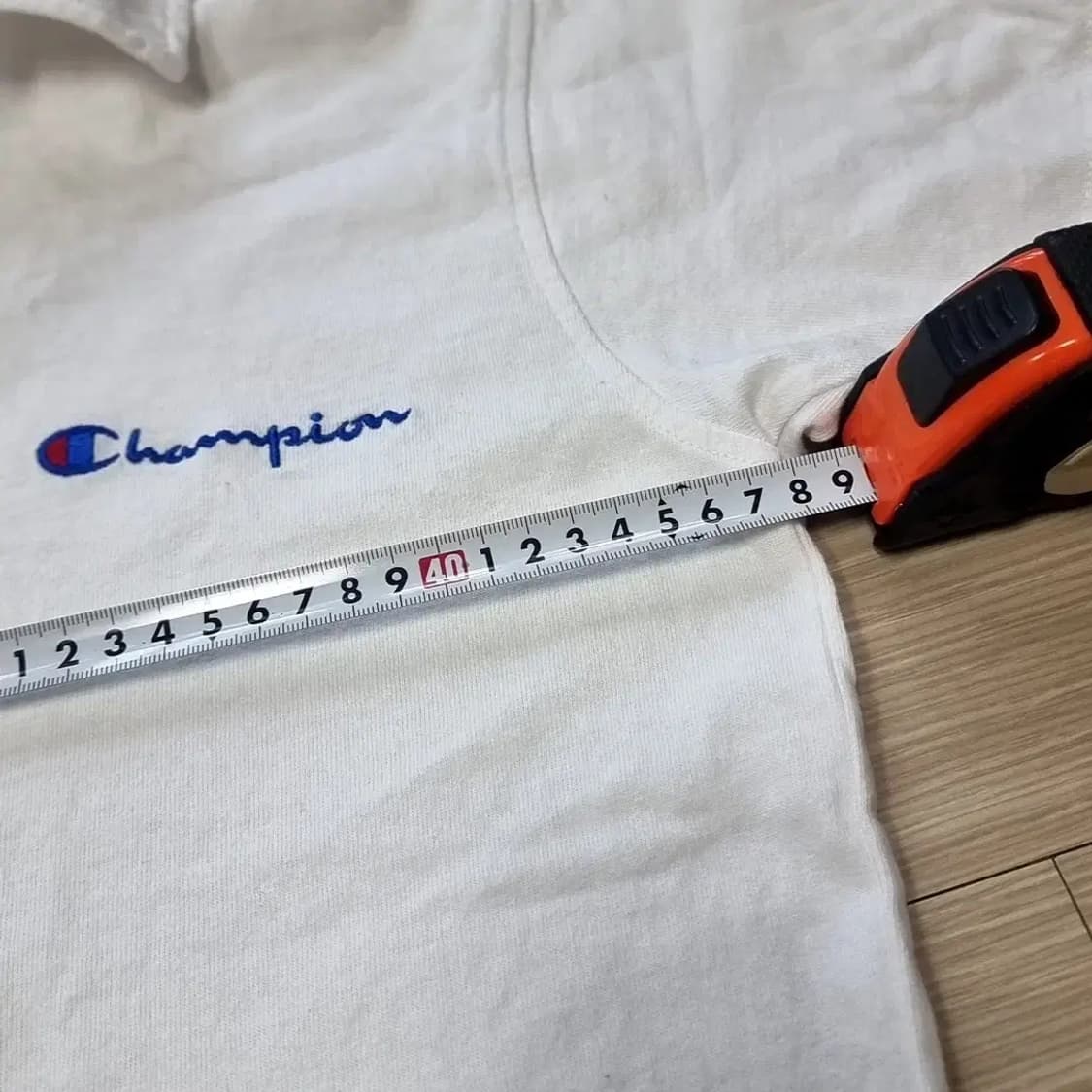 미제 챔피온usa 정품 화이트 카라티(m) 상품이미지6