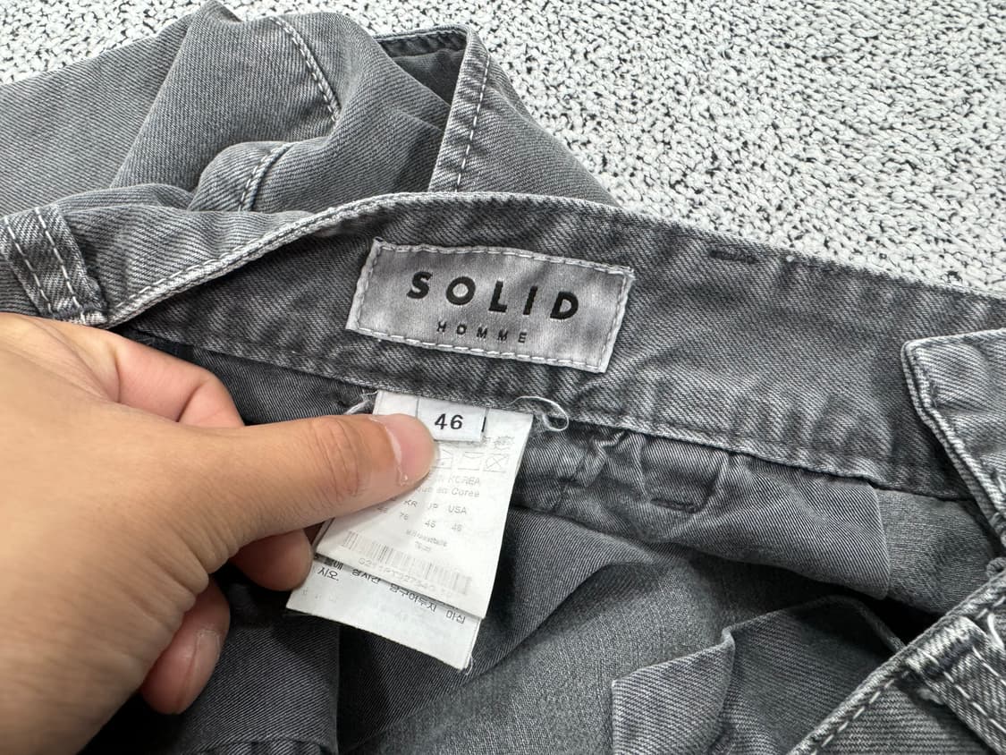 솔리드옴므 테이퍼드 반바지 상품이미지5