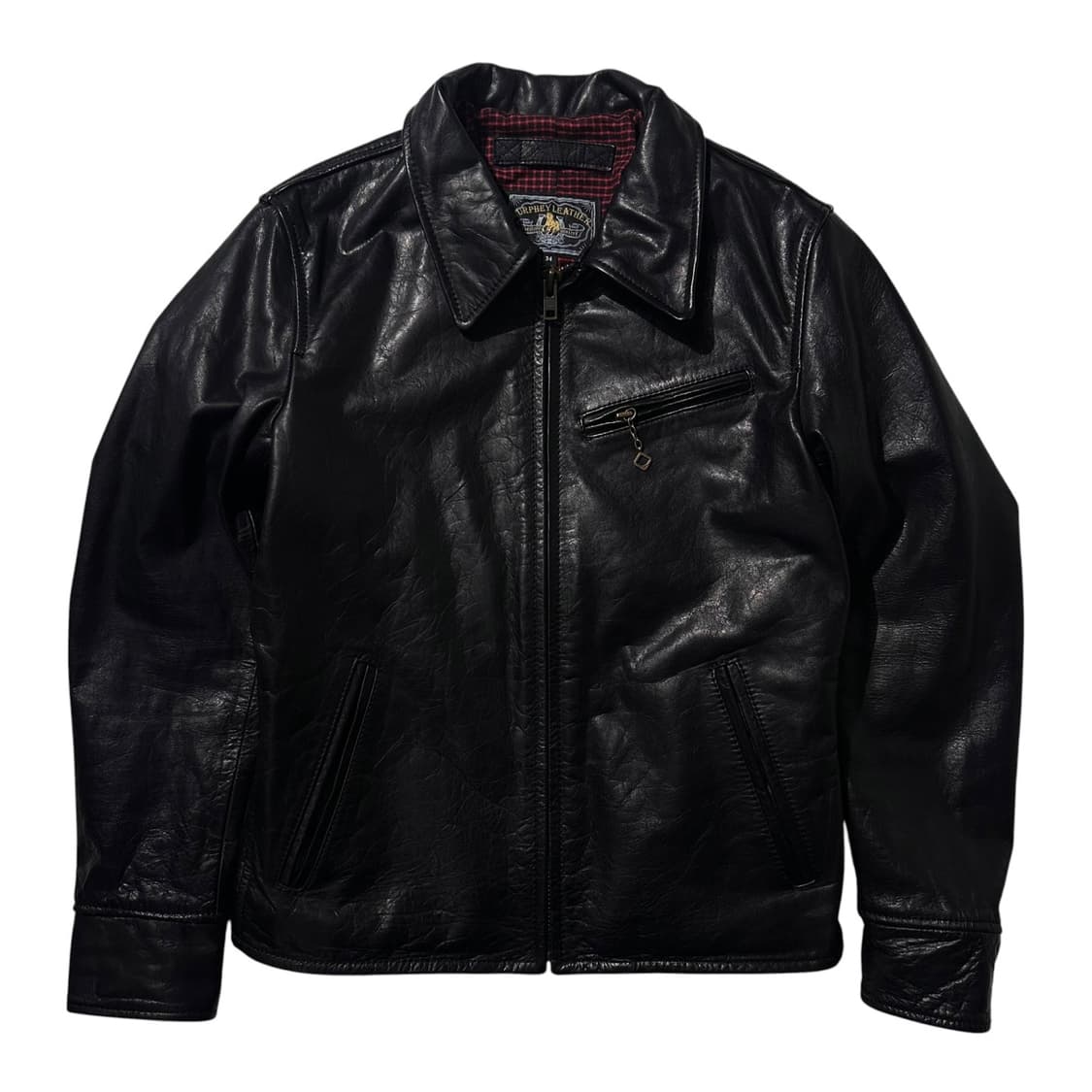 Curphey Leather 홀스하이드 레더 싱글 자켓 상품이미지1