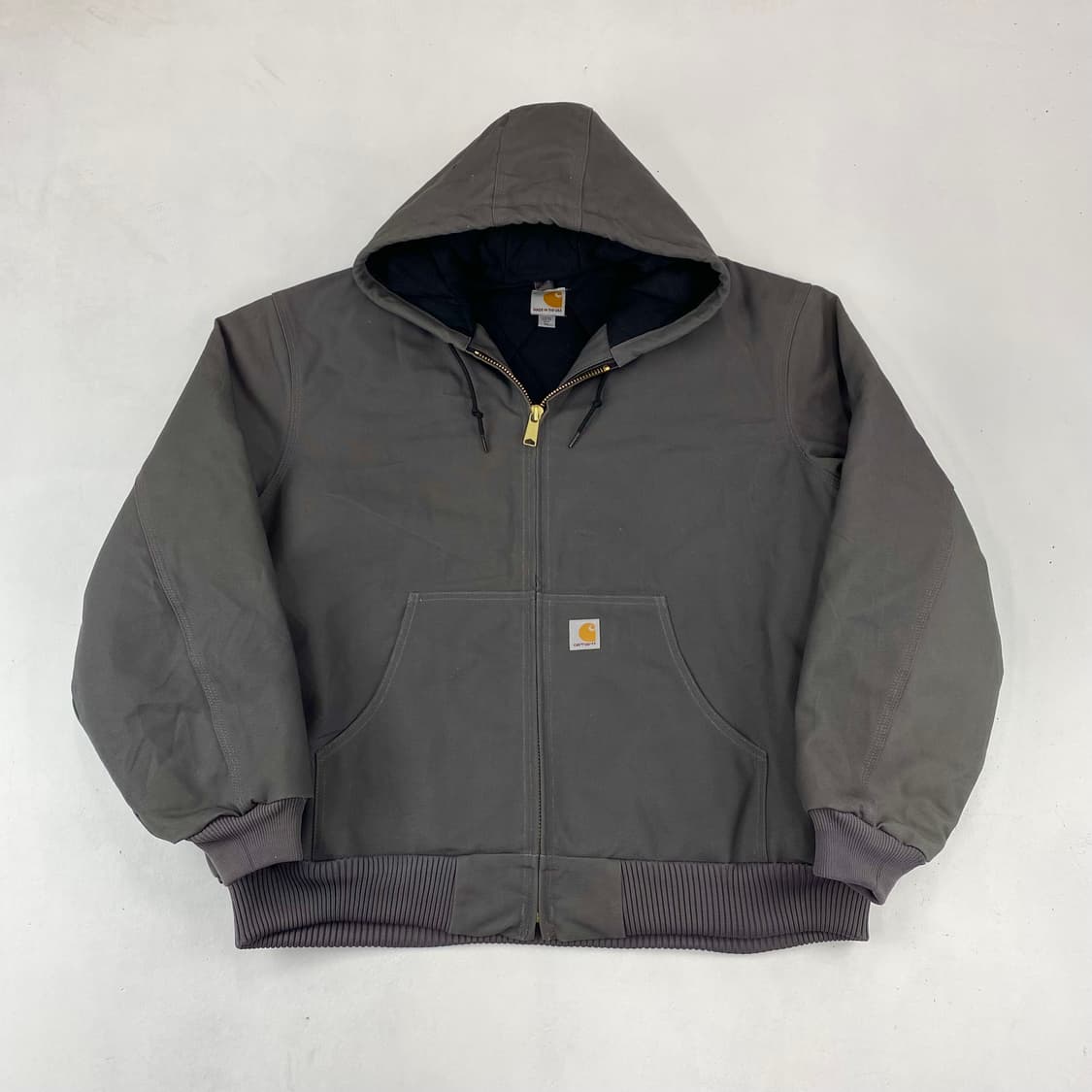 칼하트 USA OG J140 그레이 덕 엑티브 워크 자켓 (110) 상품이미지1