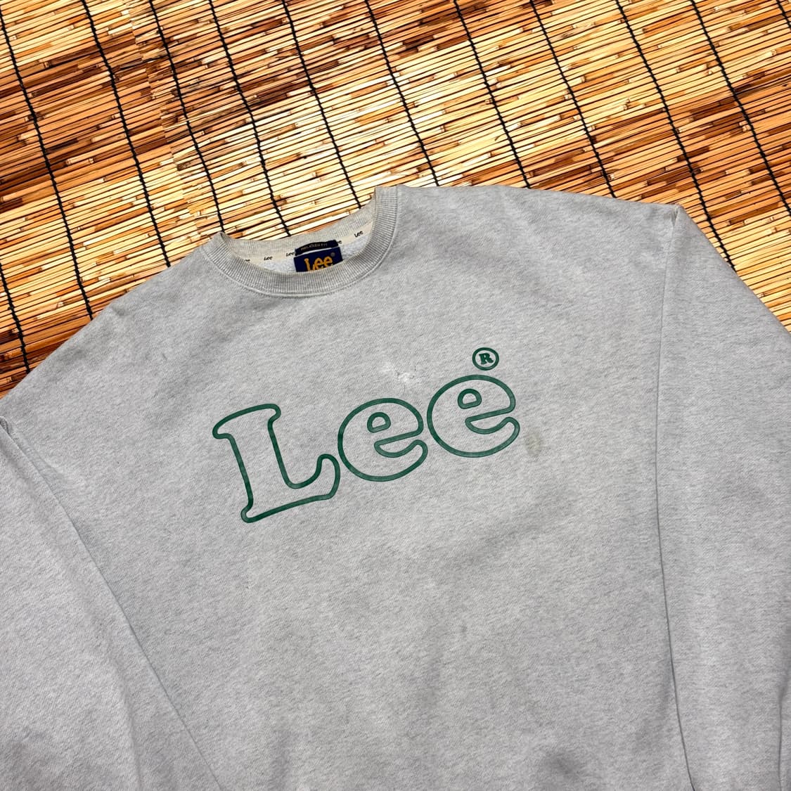 LEE 그레이 스펠아웃 맨투맨 XL 상품이미지3