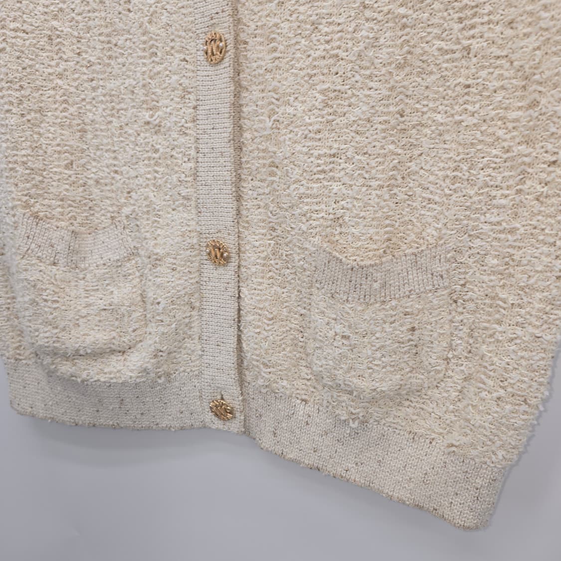 SJ WANI 아이보리 니트 조끼 100 [B40399] 상품이미지5