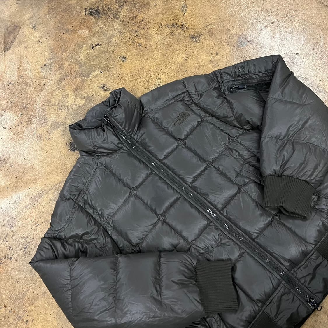 [정품/M] 노스페이스 블랙 다이아몬드 퀼팅 패딩 점퍼 b14 상품이미지1