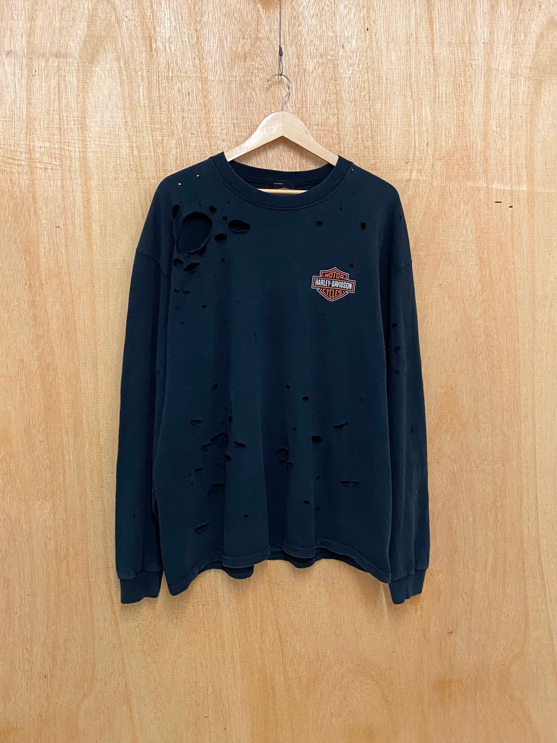 00s HARLEY DAVIDSON destroyed t-shirt 상품이미지4