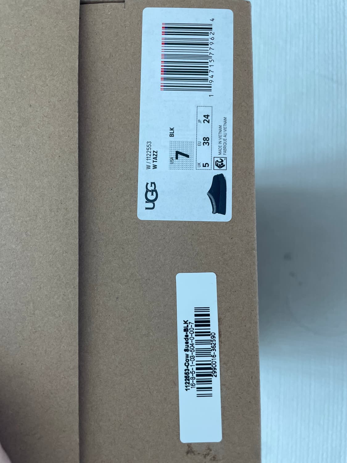 새상품 어그 타즈 블랙 240 상품이미지8