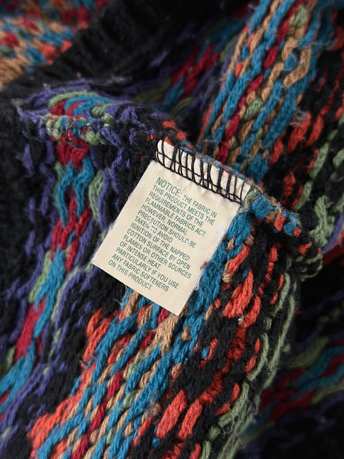 80s 빈티지 엘엘빈 페어 아일 코튼 스웨터 상품이미지10