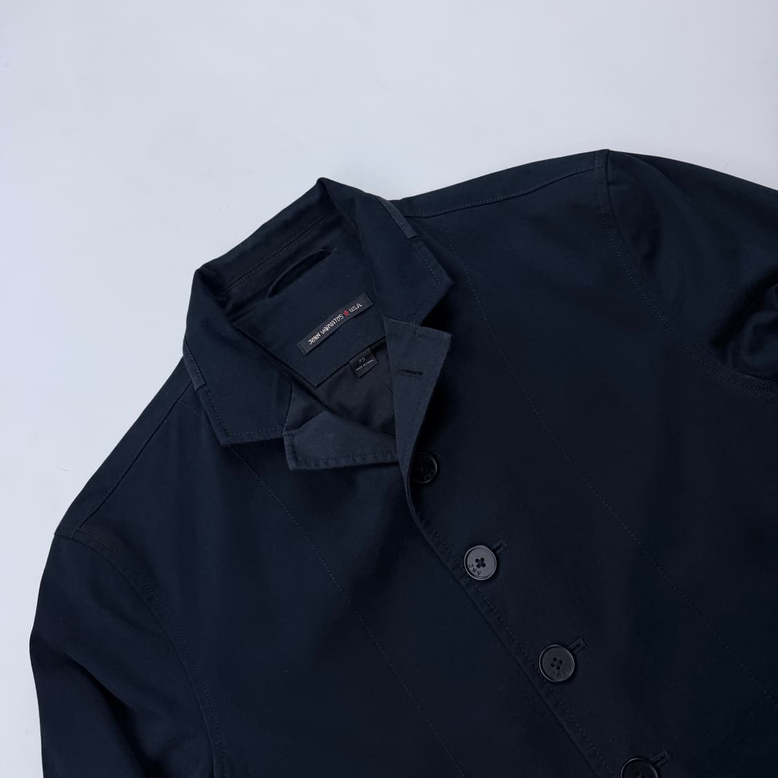 존바바토스 차이나카라 블레이저 코튼자켓 블랙 상품이미지2