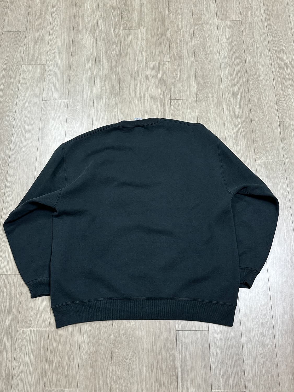 90s 러셀 스웻셔츠 블랙 (2XL)  상품이미지2