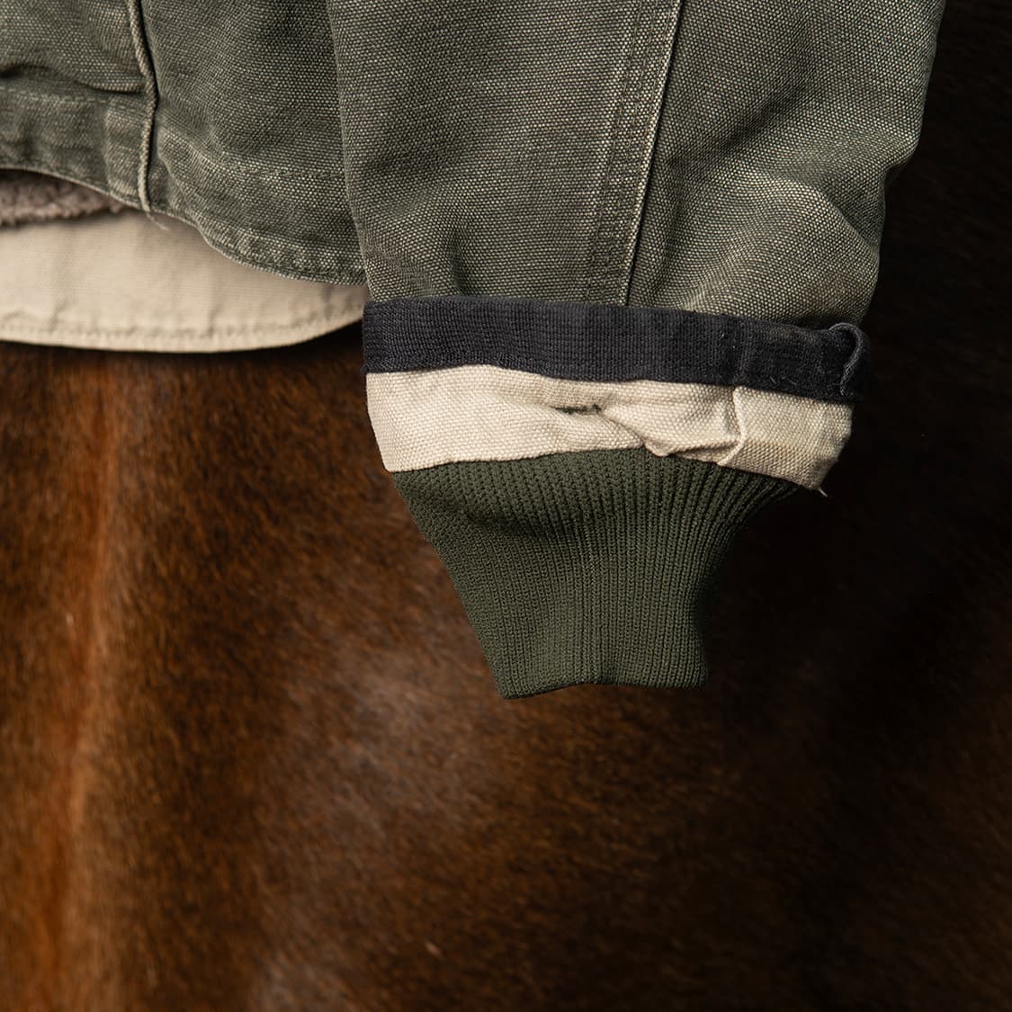 [113] 칼하트 J284 MOS 샌드스톤 쉐르파 라이닝 워크자켓  상품이미지6