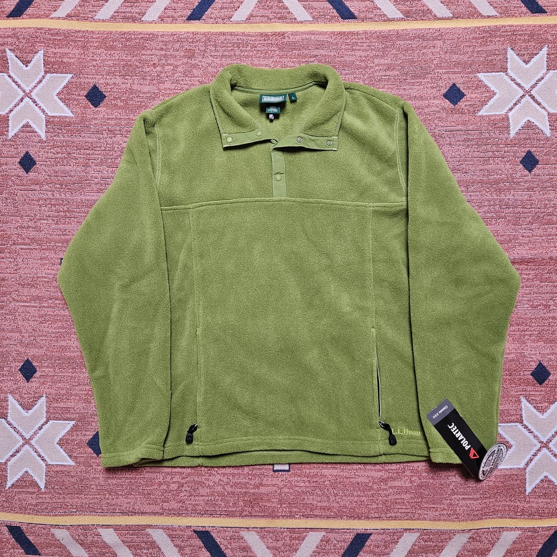 90s 엘엘빈 폴라텍 스냅티 신칠라 / 새제품 상품이미지1