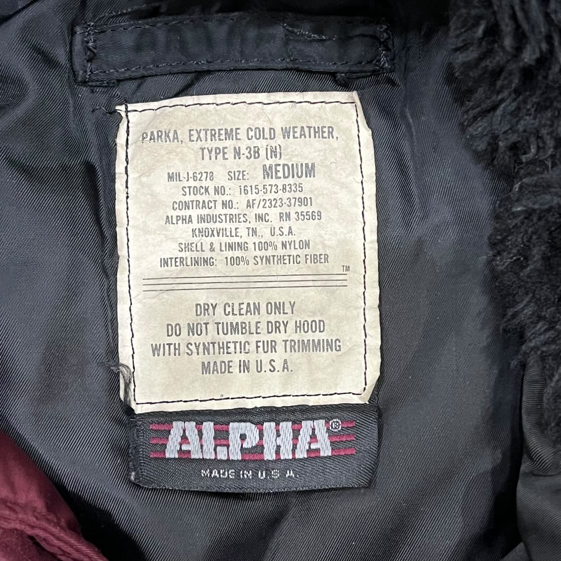 알파인더스트리 n3b 파카 s08692 상품이미지8