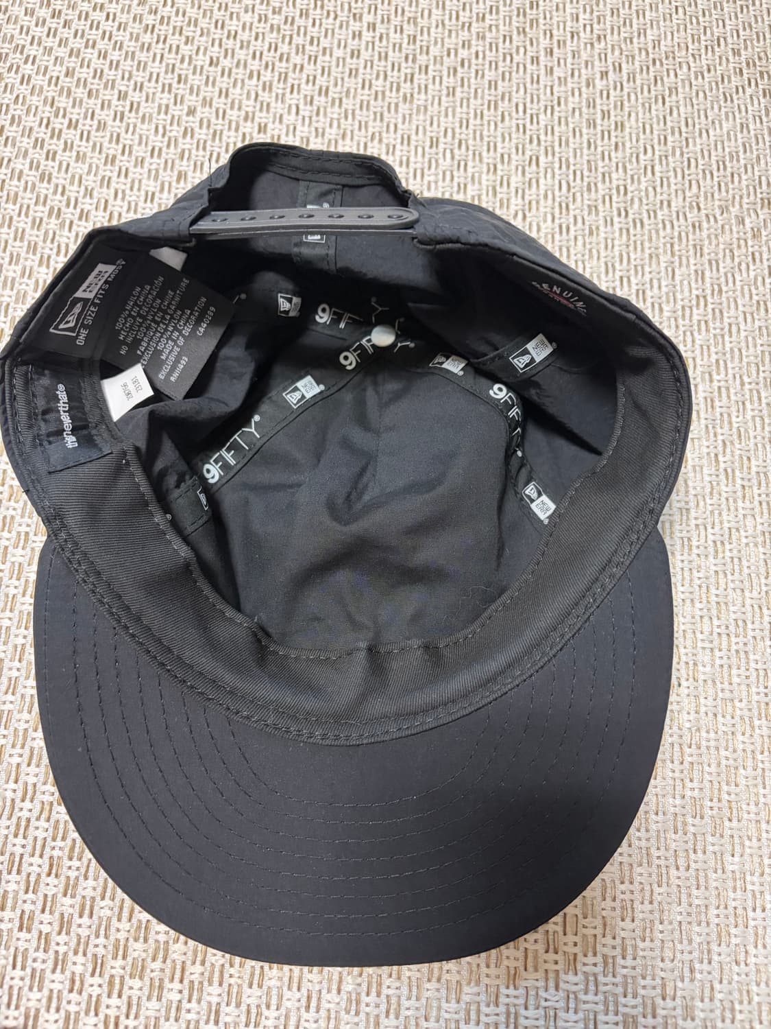디스이즈네버댓 X 뉴에라 나일론 캡 9FIFTY (Black) 상품이미지3