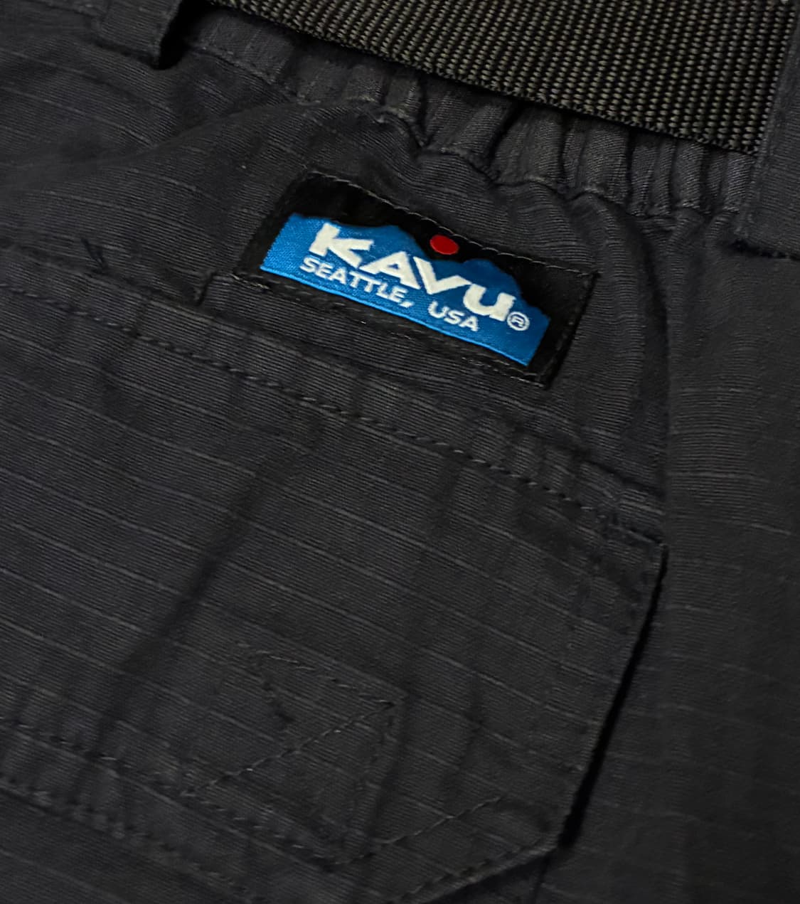 (XXL)KAVU 카부 더블니 코튼 립스탑 밴딩팬츠 레귤러 상품이미지8