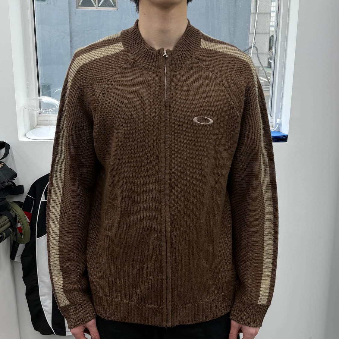 1990‘s 오클리 니트 집업 상품이미지2