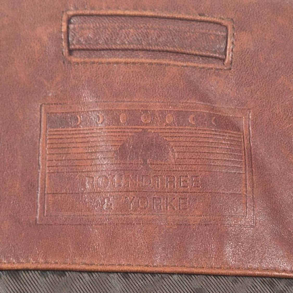 라운드트리 앤 요크 빈티지 램스킨 레더 블레이저 자켓 상품이미지6