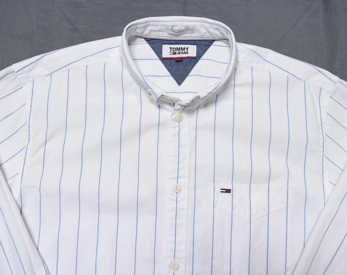 타미힐피거 스트라이프 셔츠 M 상품이미지2