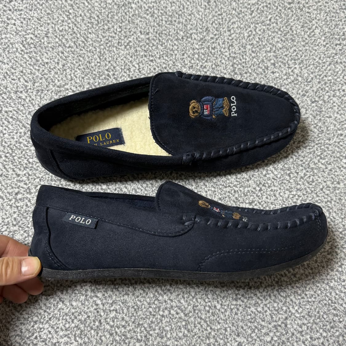 폴로 랄프로렌 테디베어 양털 로퍼 260-265 상품이미지3