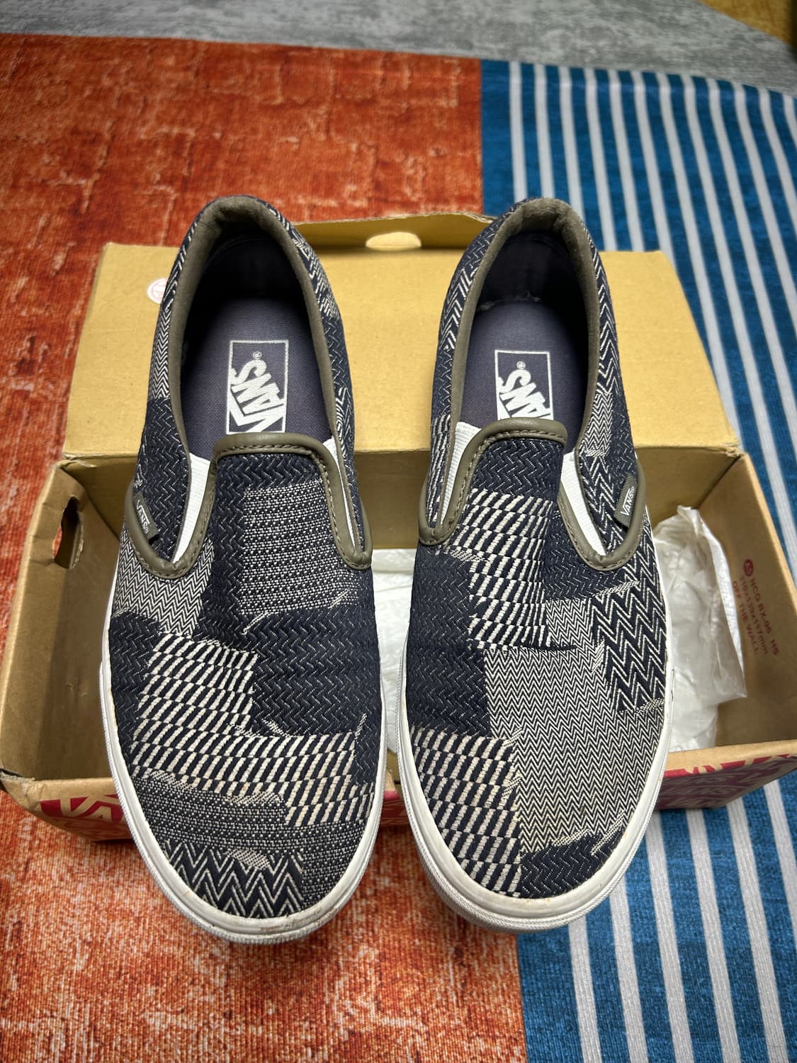 반스 패치워크 슬립온 260mm 상품이미지1