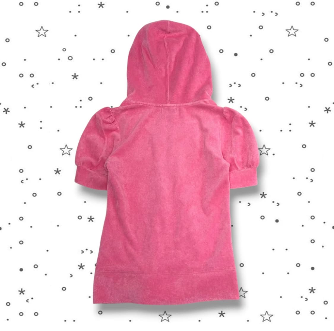 빈티지 쥬시꾸뛰르 반팔 후드 팔아요 (희귀) 상품이미지2