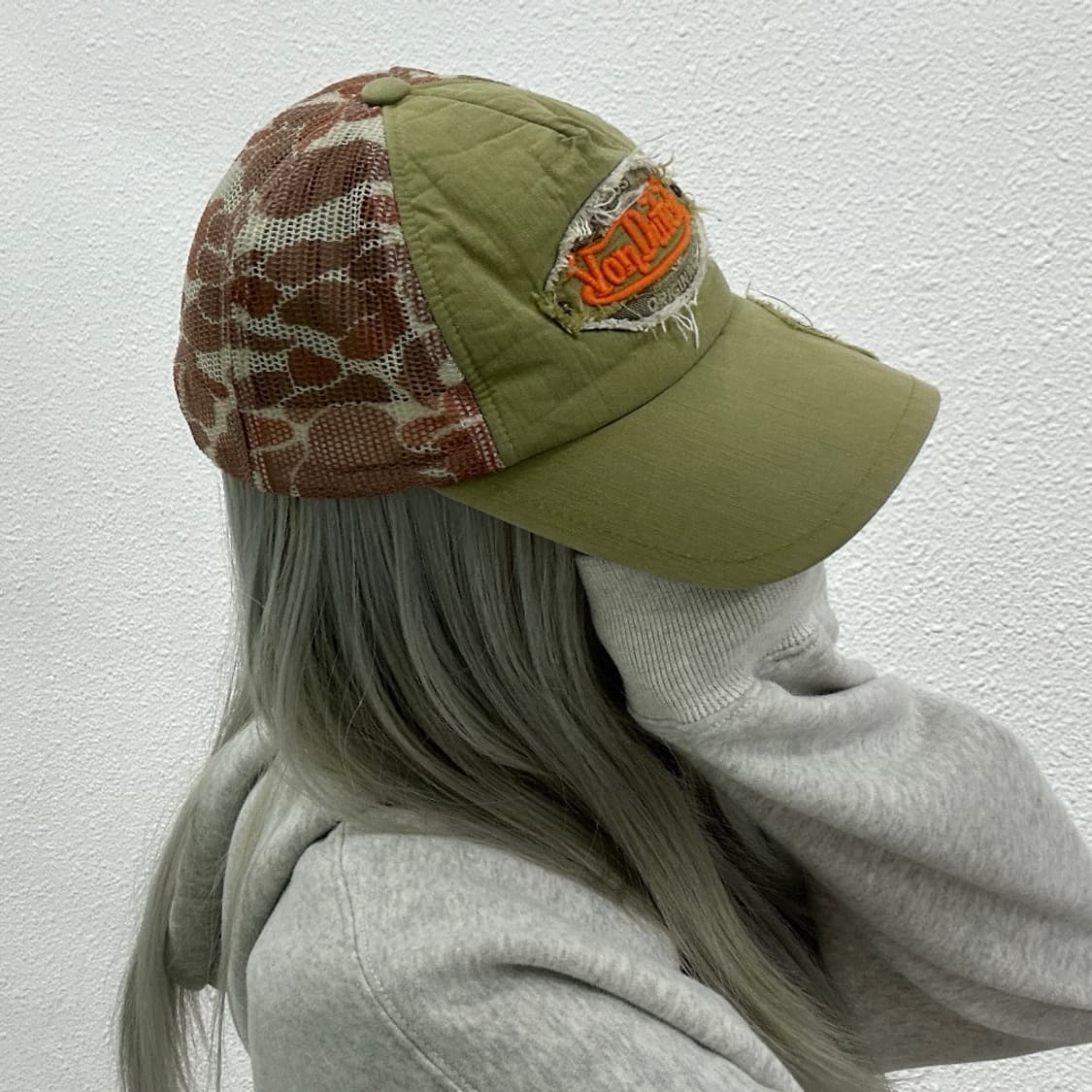 본더치 y2k 스컬 그런지 말차맛 볼캡 상품이미지2