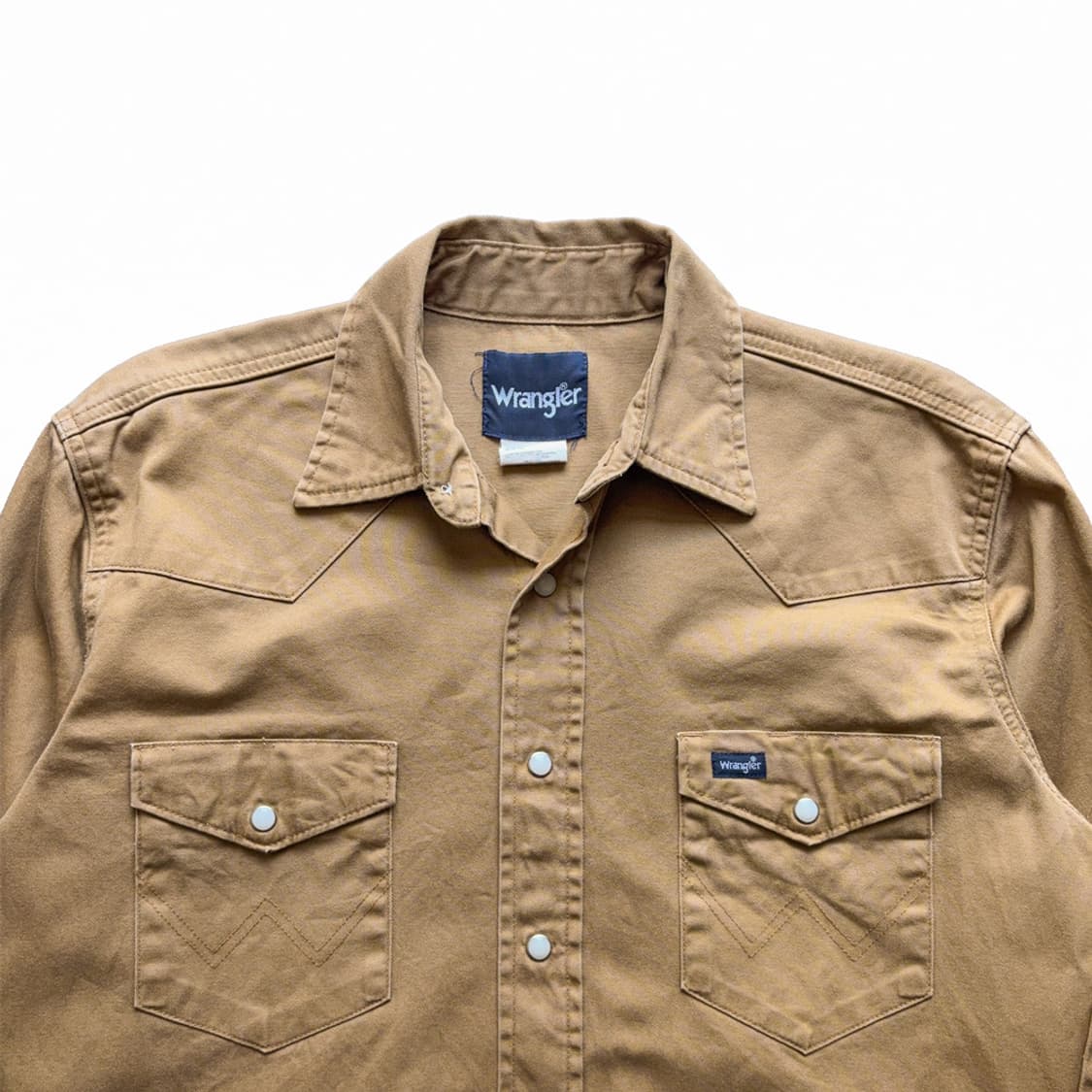랭글러 Wrangler 솔리드 브라운 웨스턴 셔츠 상품이미지3