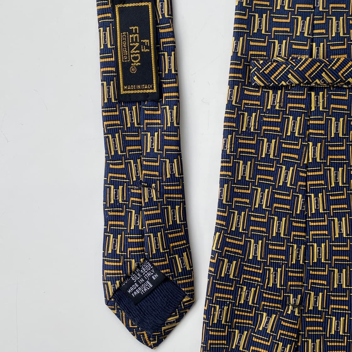 펜디 FF 모노그램 FENDI 명품 정품넥타이 상품이미지4