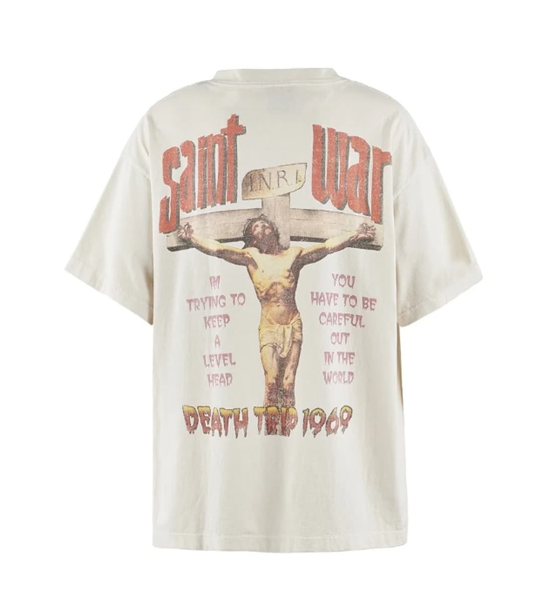 SAINT Mxxxxxx 24SS SS TEE_SAINT WAR WHIT 상품이미지2