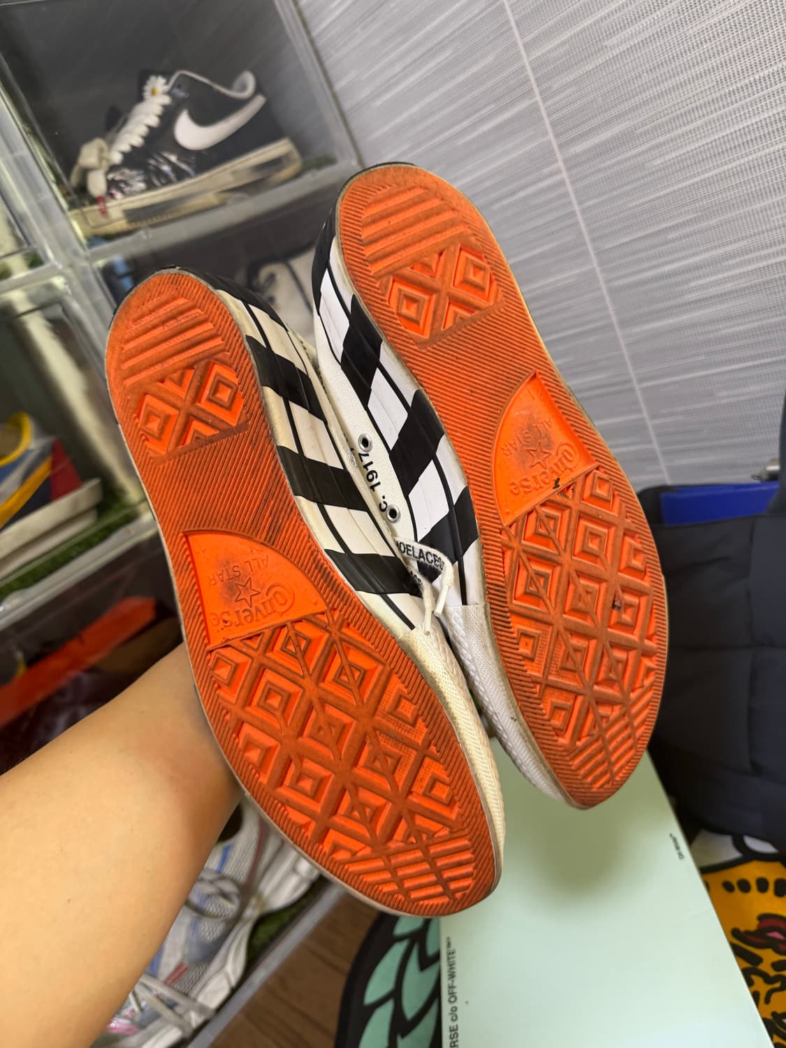 오프화이트 컨버스 척70 하이 흰색 상품이미지6