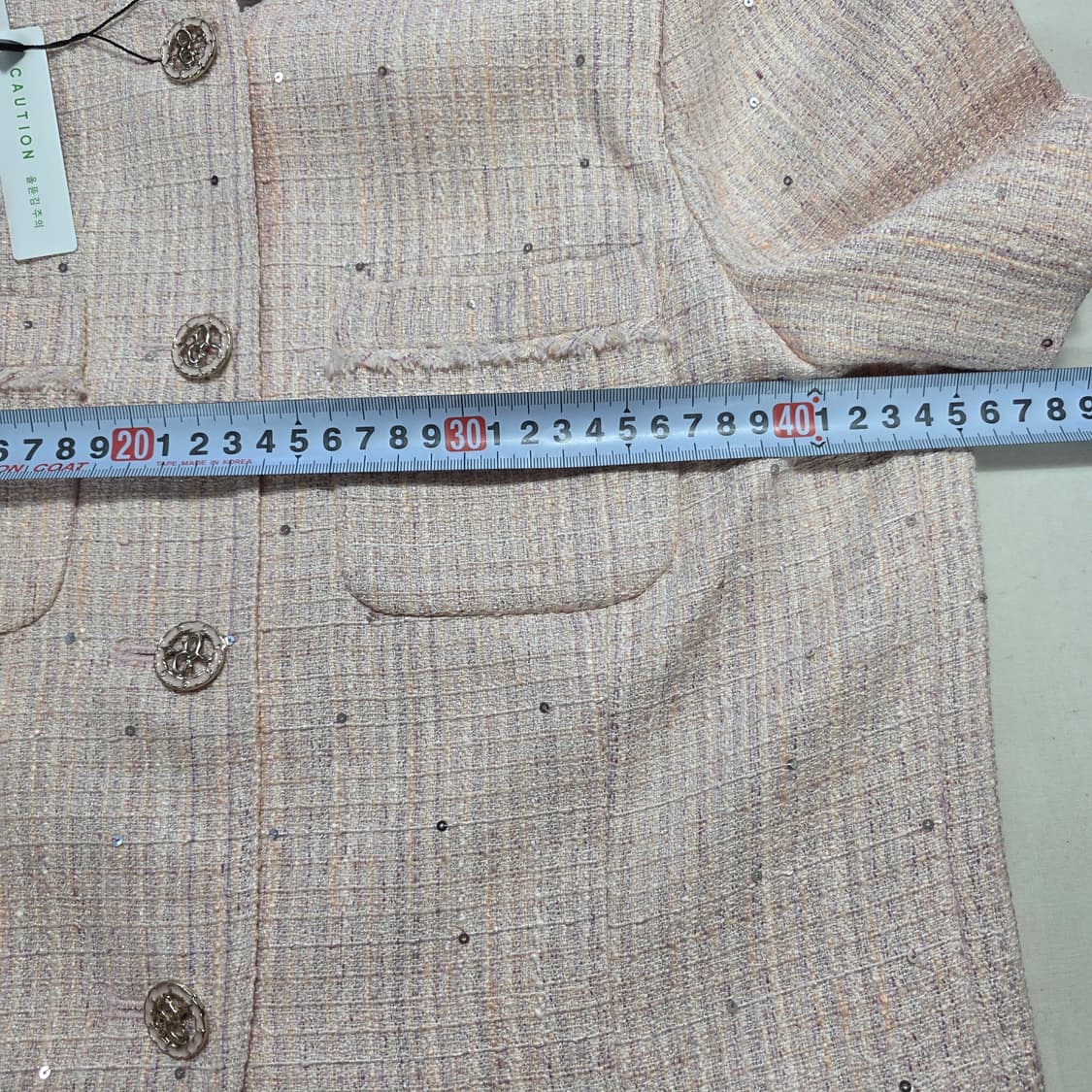 1848 로엠 칼라리스 트위드 반팔 자켓 상품이미지3