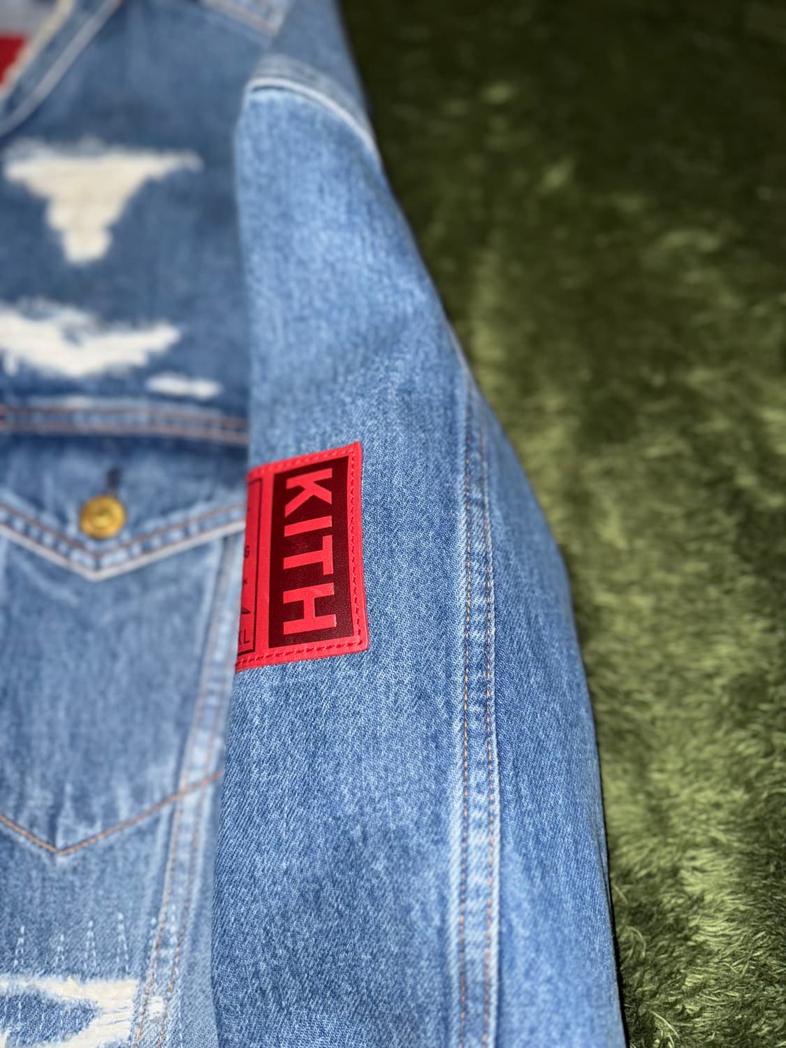 [XXL] KITH 키스 X 리바이스 18FW 콜라보 트러커 자켓 상품이미지5