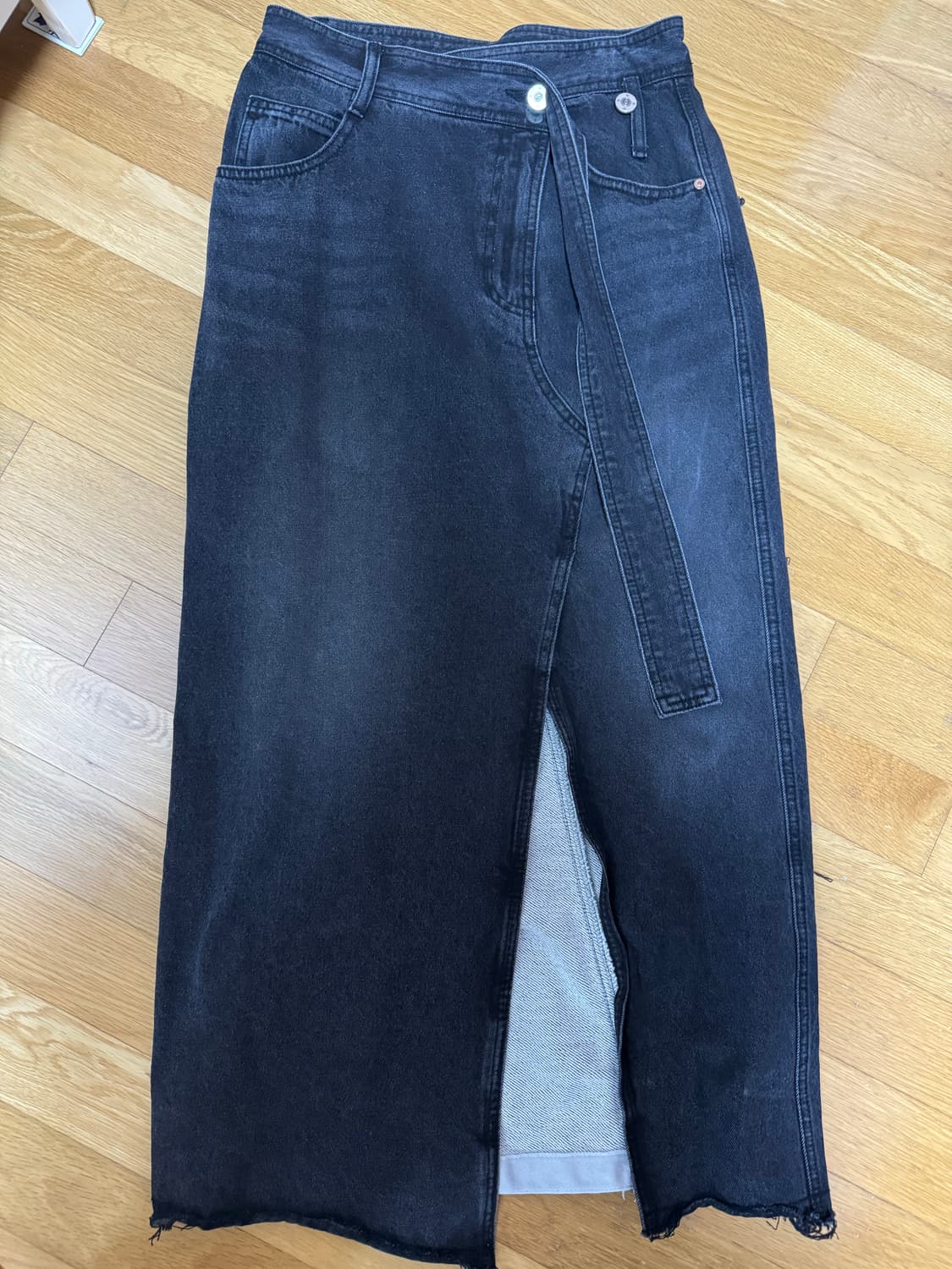 럭키슈에뜨 데님스커트 상품이미지1