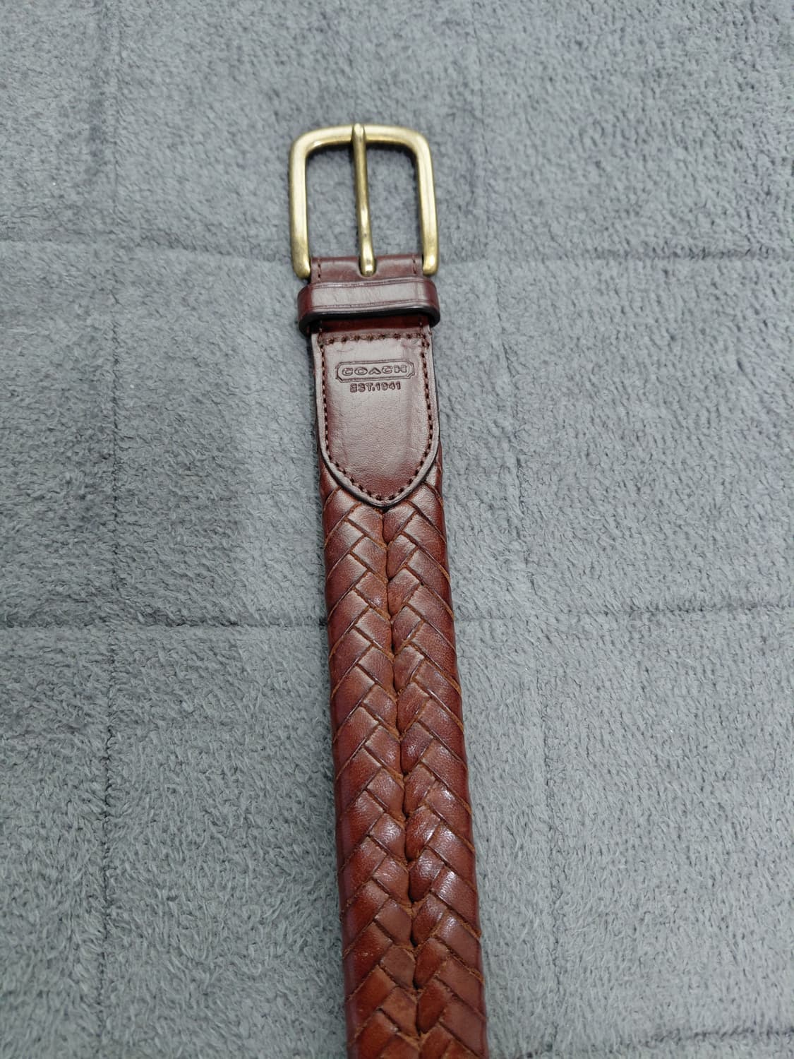 코치 헤리티지 브레이디드 가죽 벨트 상품이미지6