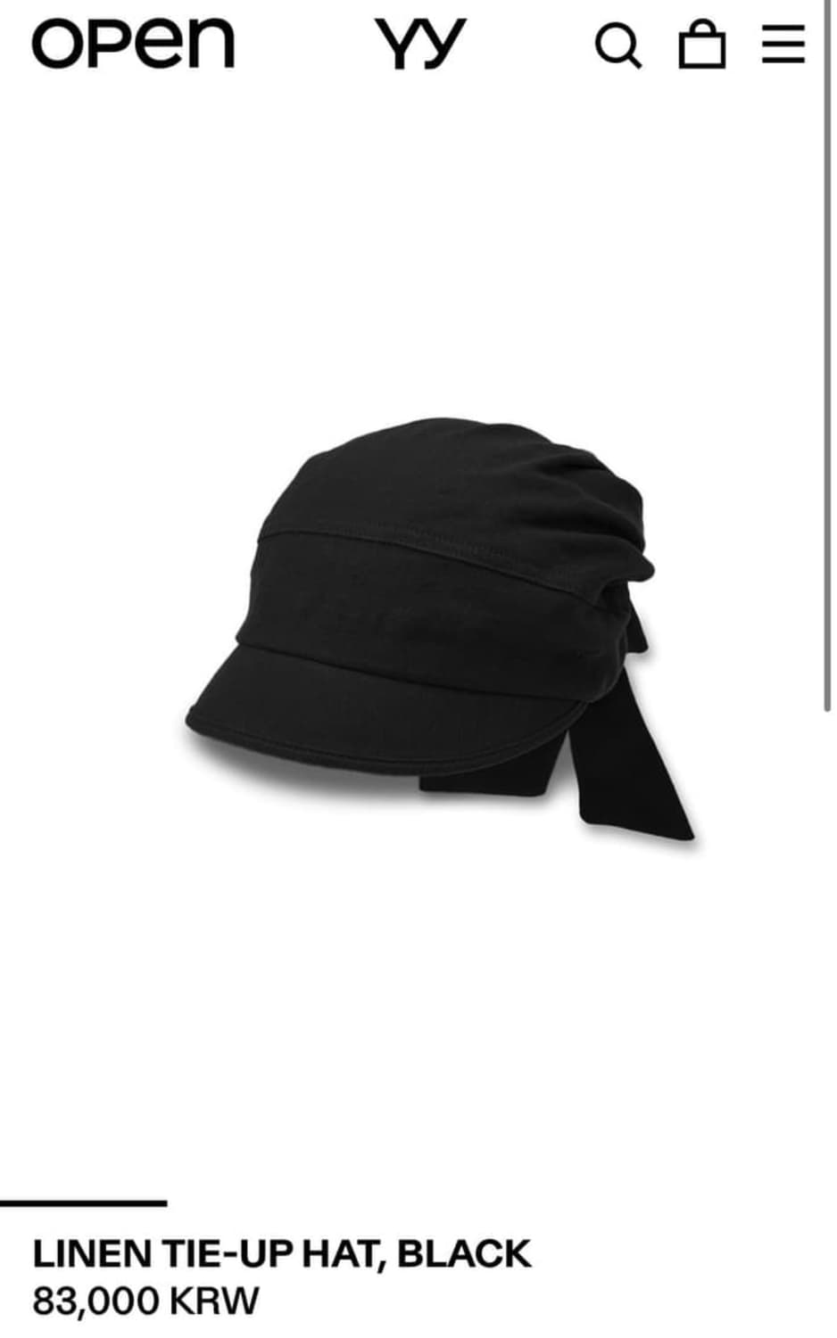 구해요)))))오픈와이와이 HAT 상품이미지1