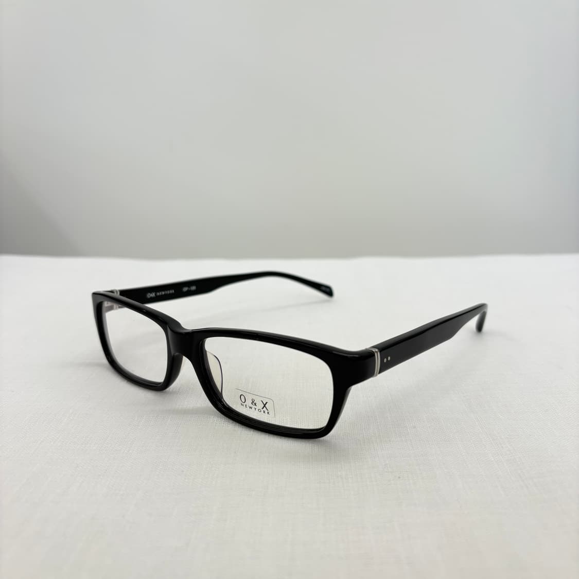 O&X Newyork 블랙 뿔테 빈티지안경 상품이미지2